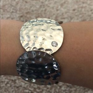 Silver stretch bracelet